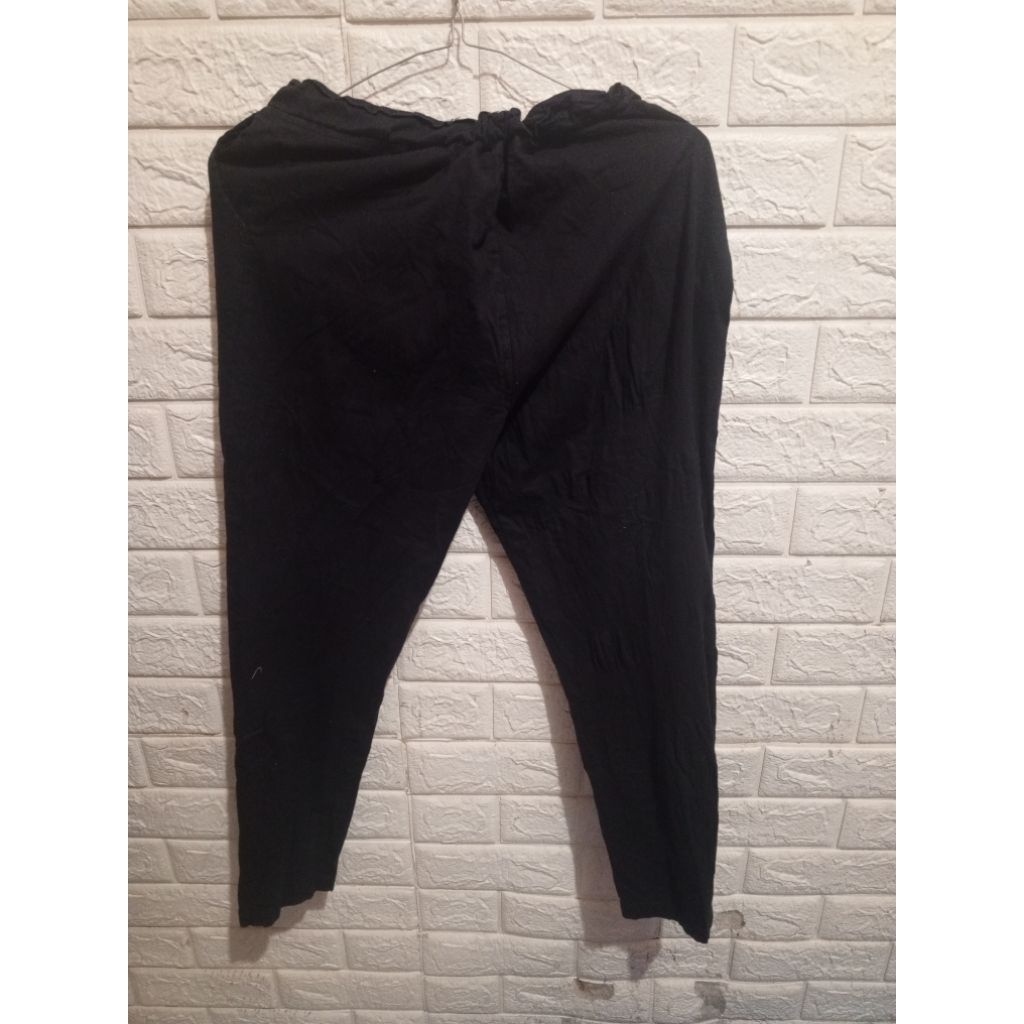 Preloved Celana Hamil Hitam Katun Pensil