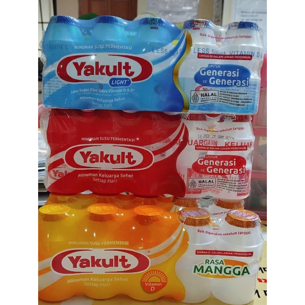 

Yakult 1 Pack Minuman Kesehatan Probiotik Isi 5 Botol
