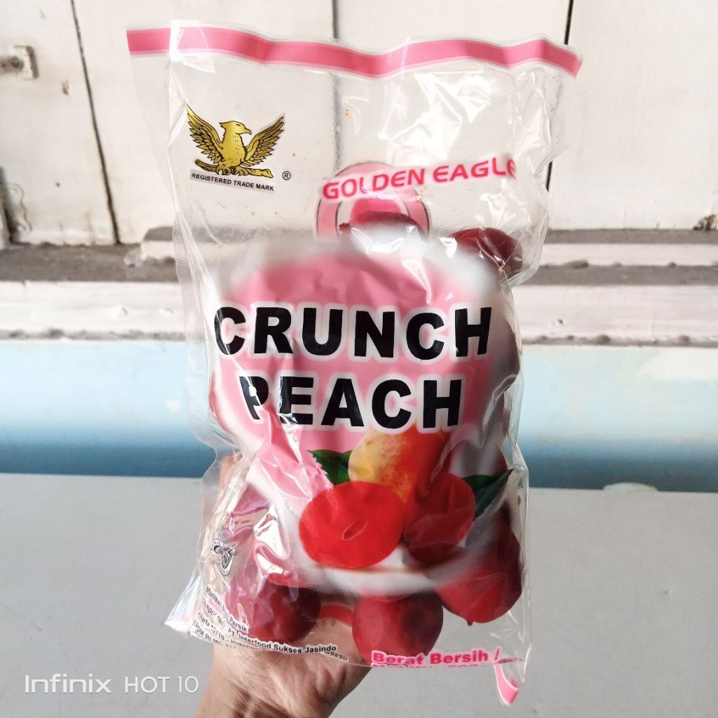 

manisan buah peach / crunch peach