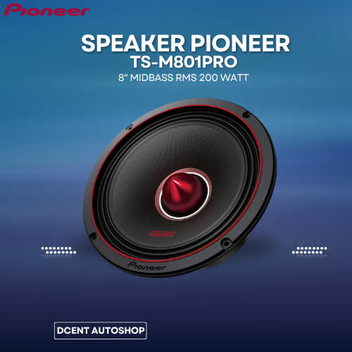 Midbass Speaker Mobil - Speaker Pioneer Midbass TS-M801PRO - 8 Inch - RMS 120 Watt - Midbass Speaker