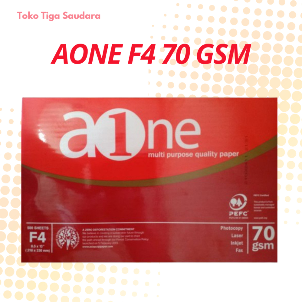 

Kertas HVS AONE F4 70 GSM