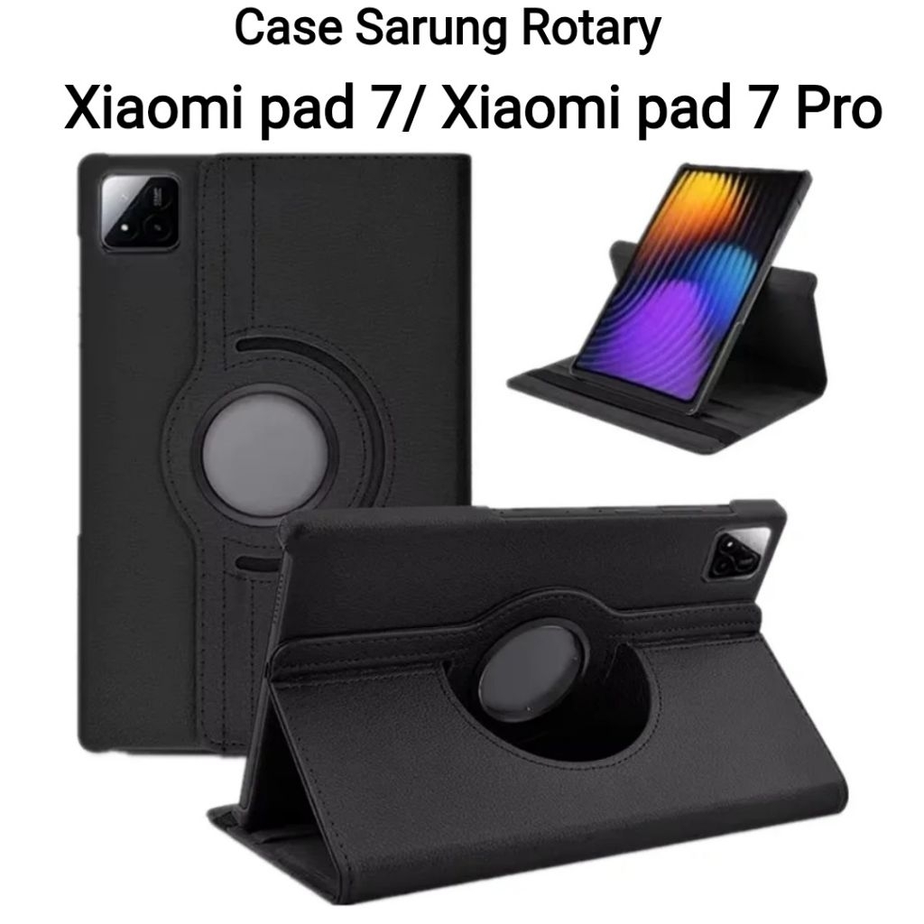 Sarung Rotary xiaomi pad 7 11.2"inch 2024 / case xiaomi pad 7 / case xiaomi pad 7 Pro / casing xiaom