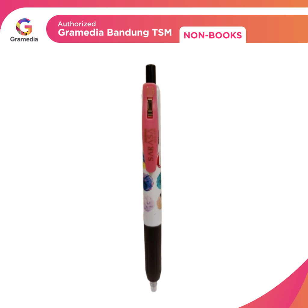 

Gramedia Bandung TSM - Pulpen Zebra Sarasa Clip 05 Ice Cream Black