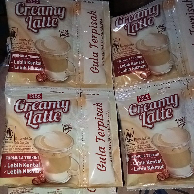 

TORABIKA CREAMY LATTE 10X25G