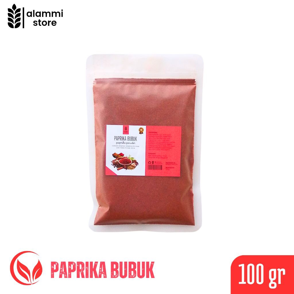 

Bubuk Paprika 100 gr Tanpa Pengawet Tanpa Campuran Tanpa Msg Rempah - Rempah spice Powder