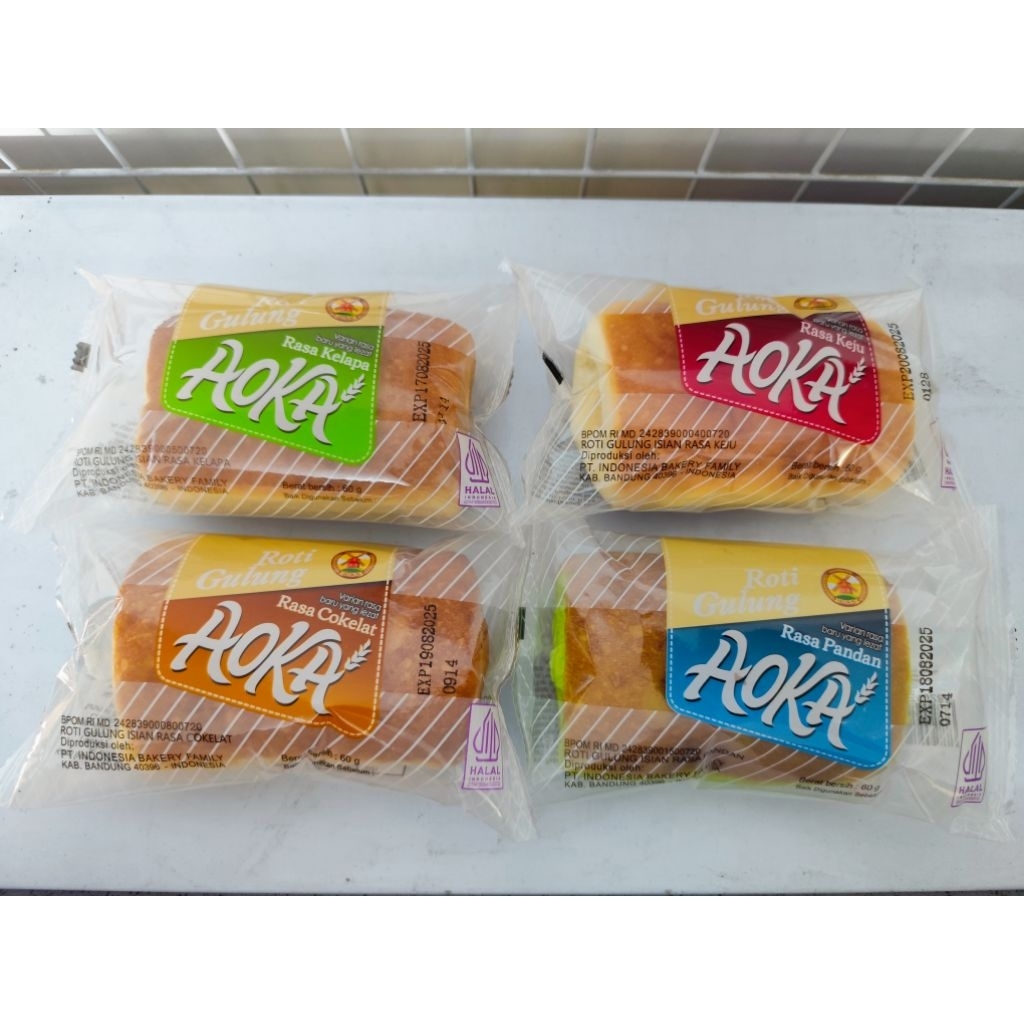 

Roti Aoka Gulung All Variant