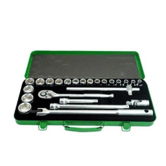TEKIRO Kunci Sok Set TEKIRO 8-32 MM 24 Pcs / Kunci Socket 24pcs 6 pt 12 PT