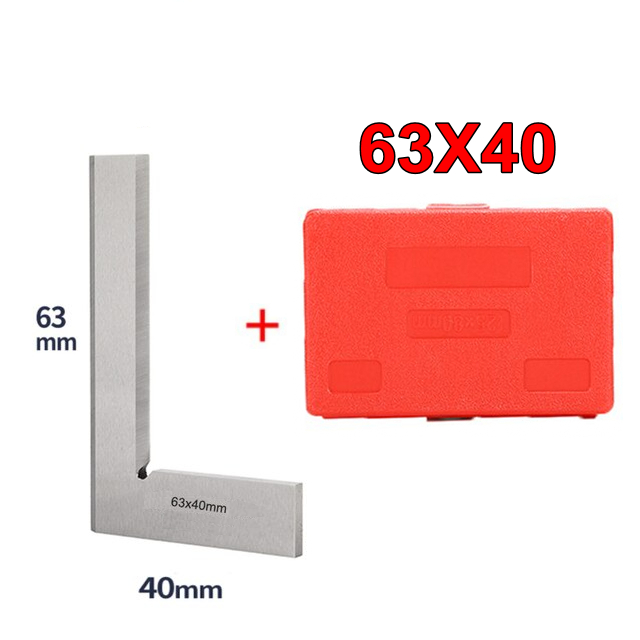 

Siku Baja 63X40 Penggaris Besi 63 X 40 mm Mistar Knife Edge Square