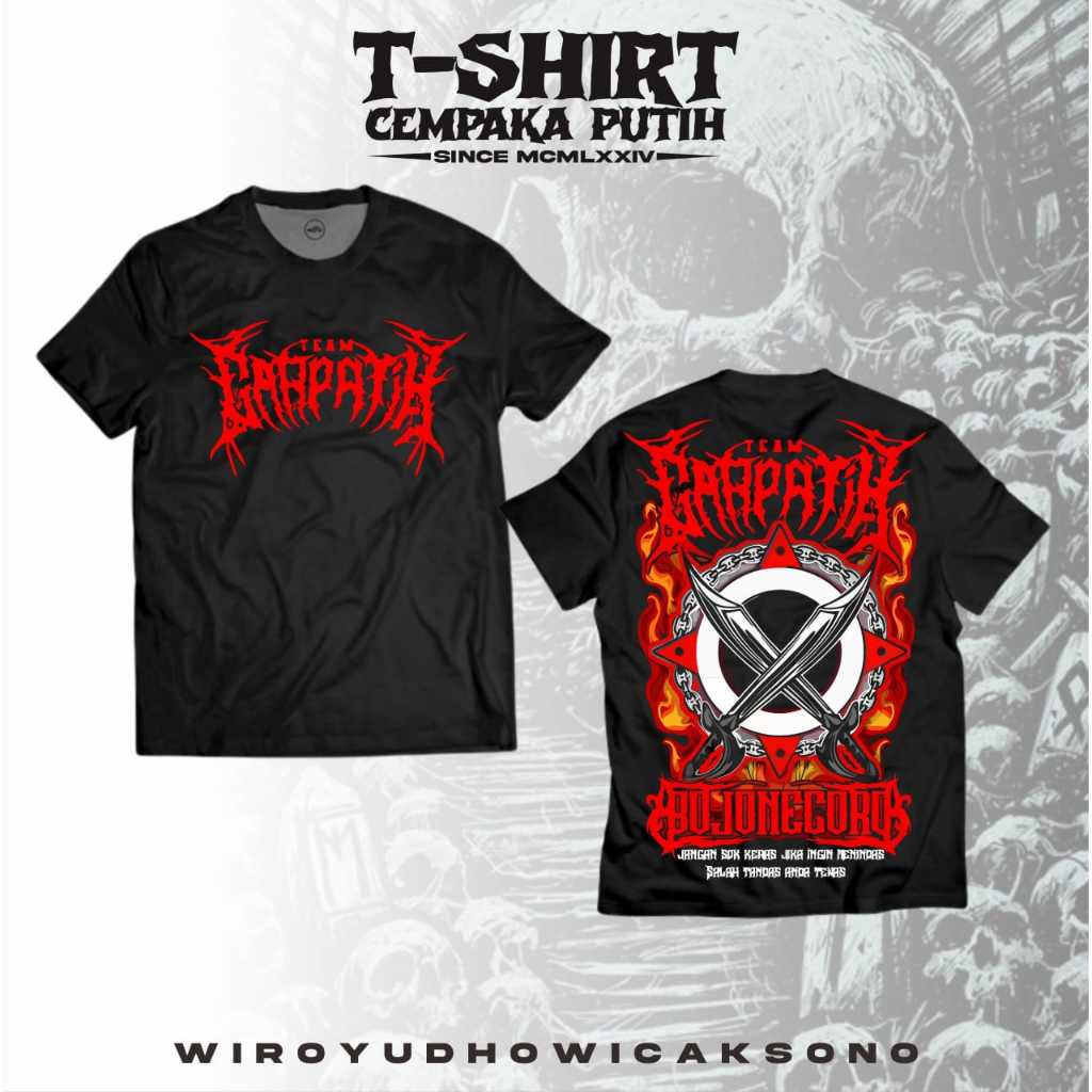 Kaos PSCP Team Garpatih Bojonegoro Desain Kekinian Sablon DTF Print Premium By Bajumurah48_