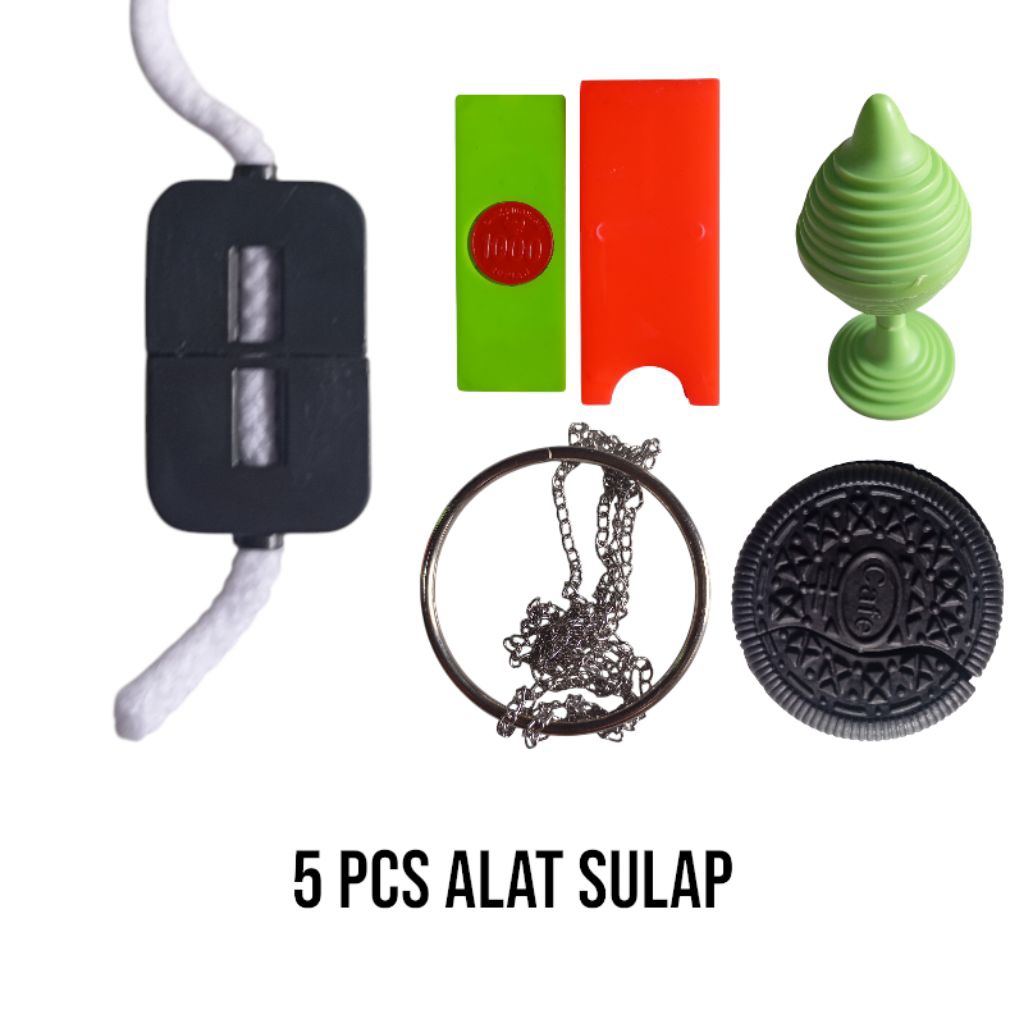 PAKET 5PCS ALAT SULAP MAINAN ALAT SULAP