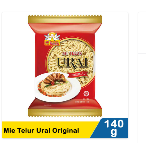 

burung dara mie telur urai 140g