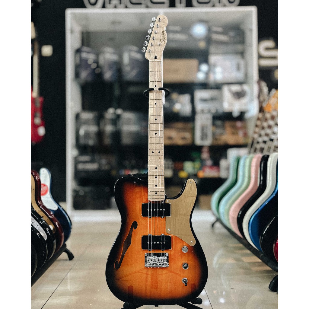 Squier Paranormal Series Cabronita Thinline Telecaster Made in China Color : 2-Tone Sunburst