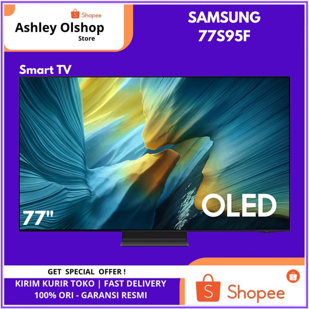 TV 77 Inch OLED S95F Samsung 77S95F OLED 4K Smart TV Samsung QA77S95FAKXXD 77 OLED