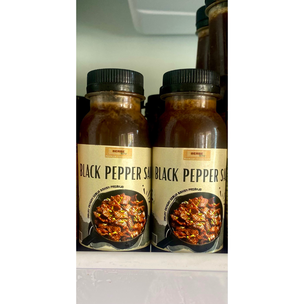 

Berbegyu Saus Black Pepper 100ml / Black Pepper Sauce