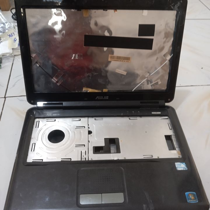 Casing  Laptop Asus K40IP K40I K40IJ K40IN K40E Fullset Komplit Lengkap Second Bekas Kesing Case 245