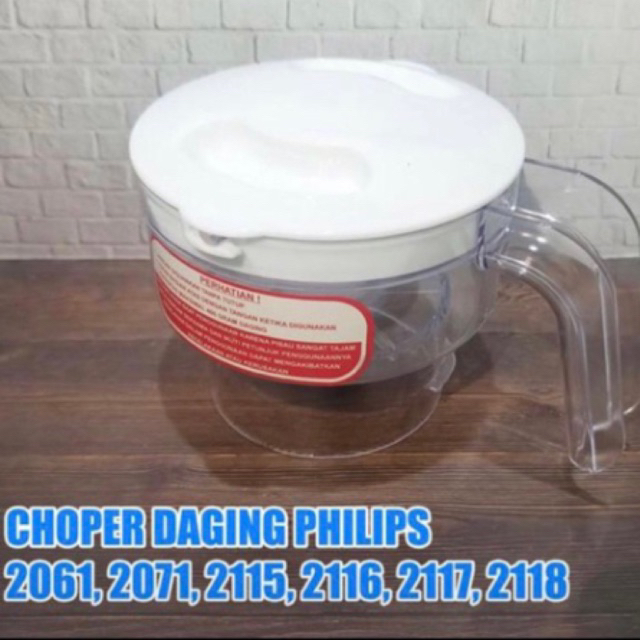 Choper Daging Blender Philips 2061/Gelas Gilingan Bumbu 2071-2115-2939