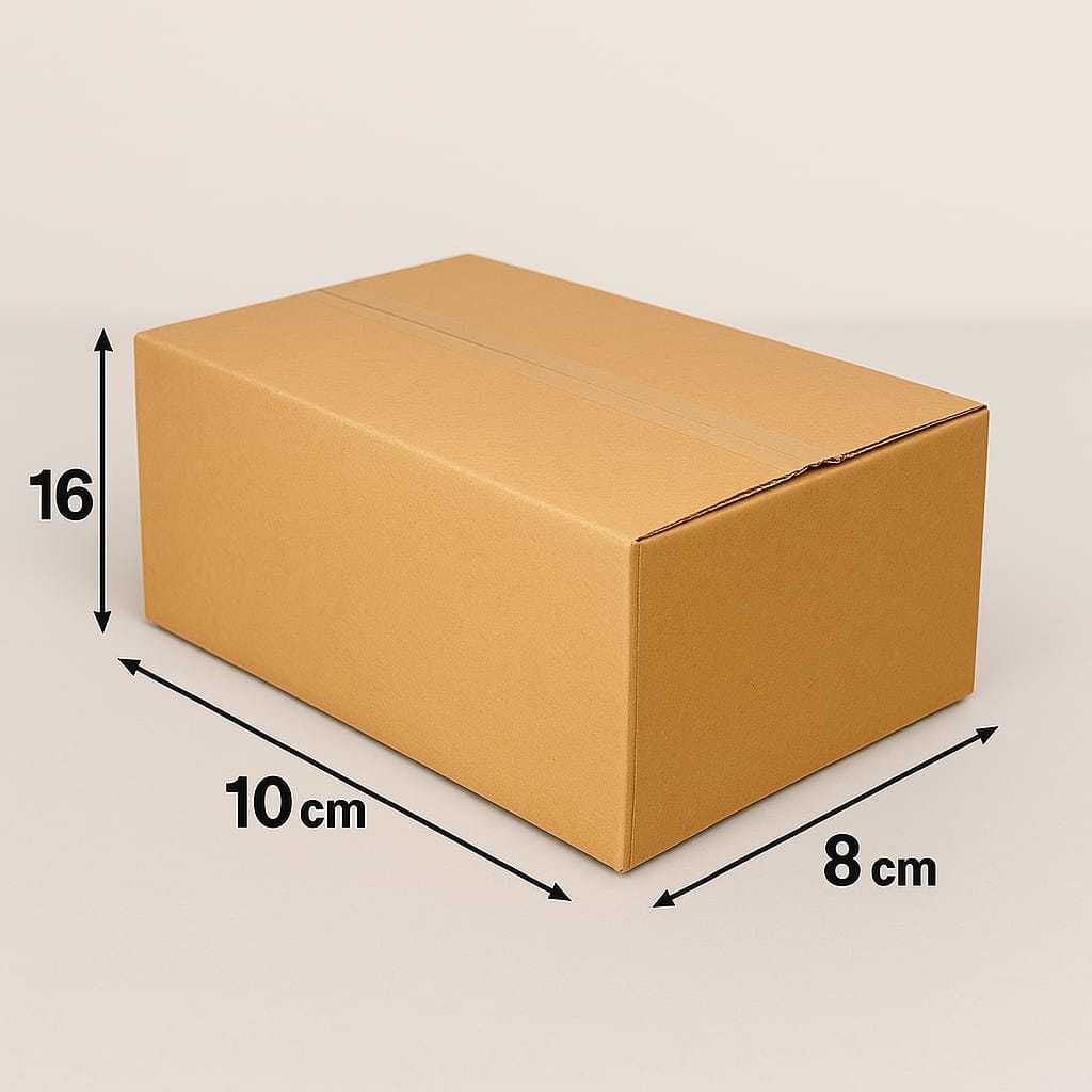 

Kardus Packing Ukuran 16x10x8 cm polos luar dalam