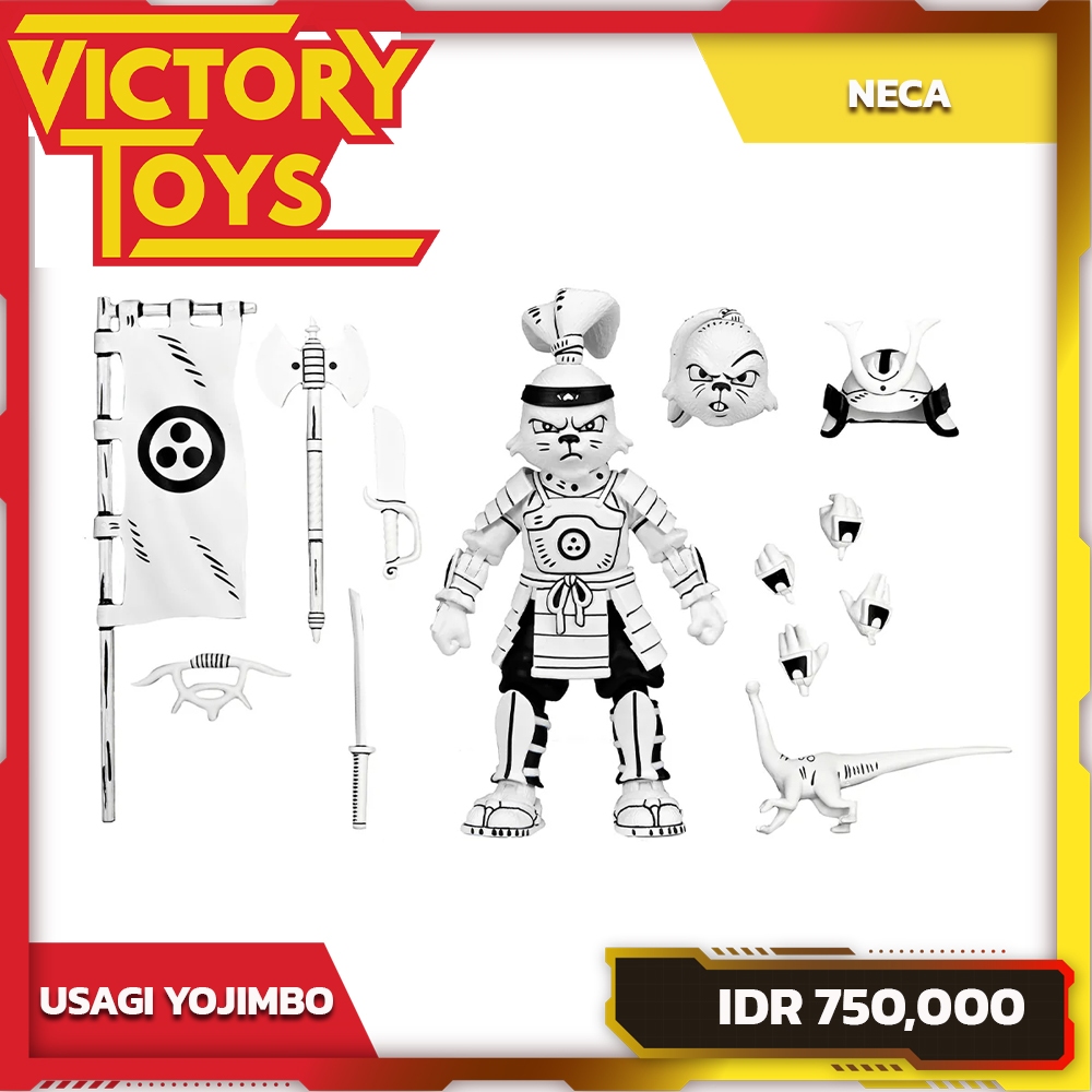 SAMURAI USAGI YOJIMBO (Black & White Ver.) By Neca
