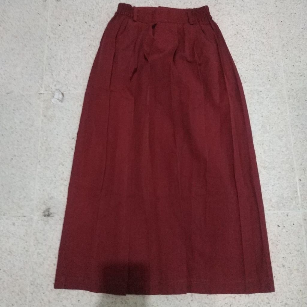 preloved rok rempel merah sd merk SERAGAM/or64