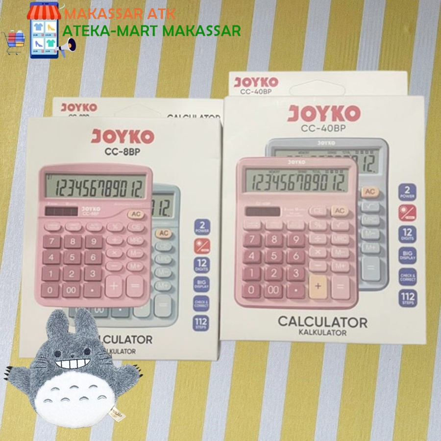 

[1 PCS] JOYKO KALKULATOR CC-8BP CC-40BP DISPLAY BESAR