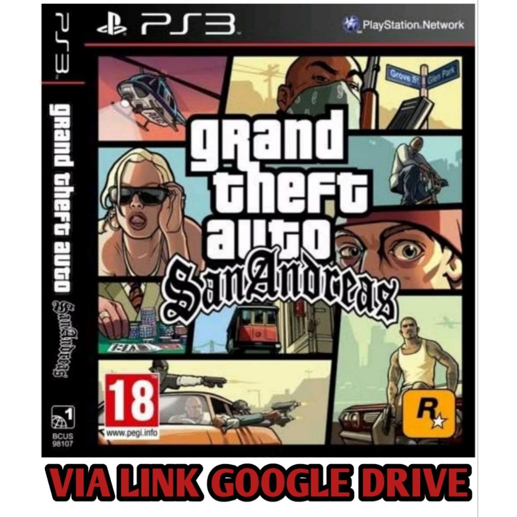 Game PS3 GTA SAN ANDREAS Versi original + SAVEDATA TAMAT