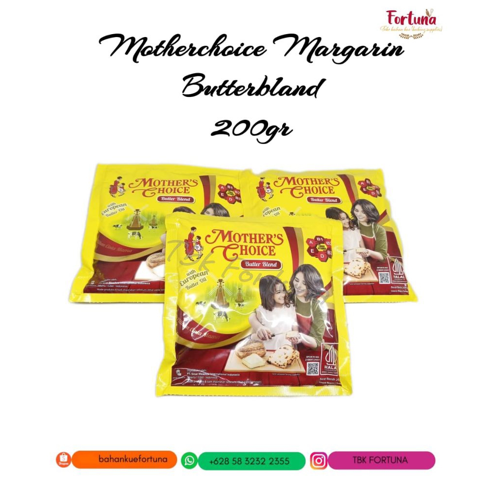 

MotherChoice Margarine Butter Blend 200gr