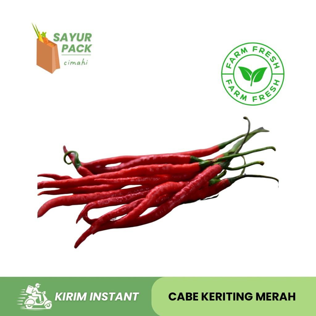 

CABE KERITING MERAH 250gr 500gr 1kg | cabe kriting merah | cabe merah | sayur instan cimahi