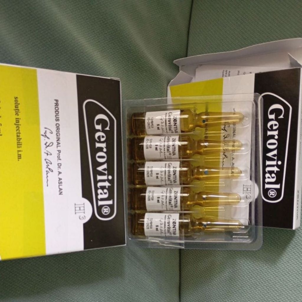 gerovital h3//ampul coklat//gerovital original