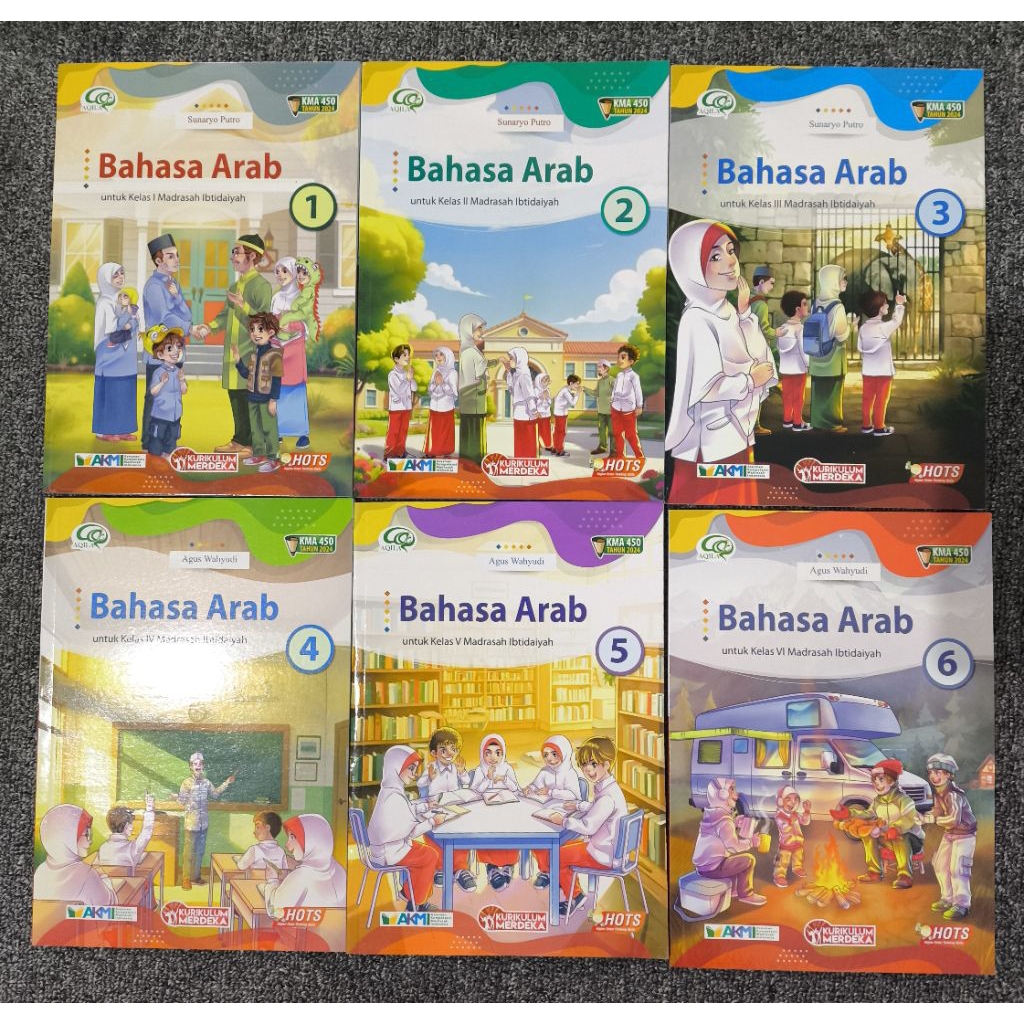 Aqila Bahasa Arab Kelas 1 2 3 4 5 6 SD/MI KMA 450 Original 100% tahun 2024, Tiga Serangkai/TS Deep L