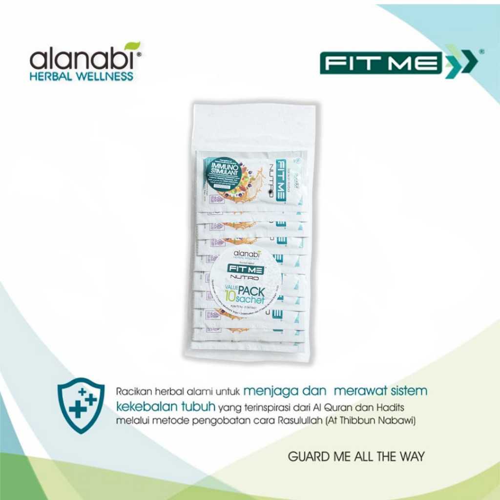 

Alanabi Fitme Nutro Value Pack ( Isi 10pcs ) Herbal Antioksidan untuk Daya tahan tubuh Alami