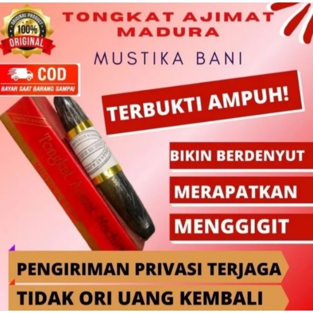 tongkat ajimat asli 100% Madura ,ibu Ainun bani(TAM SUPER ORIGINAL) khasiat terbukti