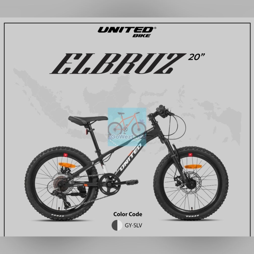 Sepeda Anak Gunung MTB Ukuran 20 United Elbruz | High Quality