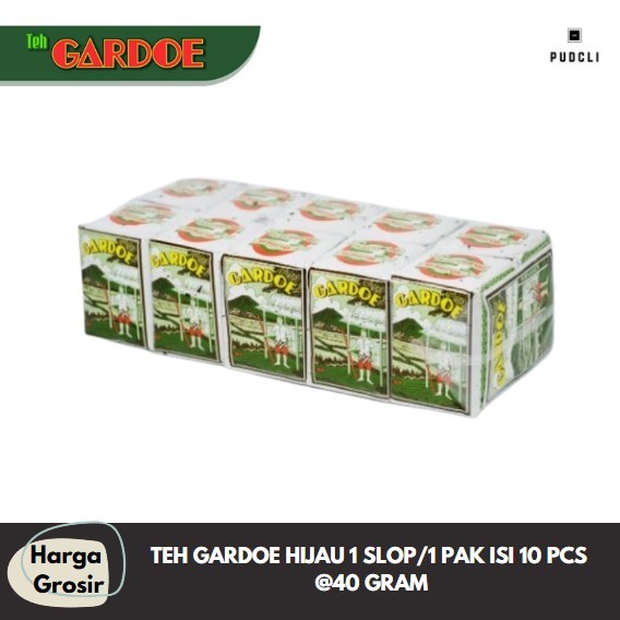 

Teh Gardoe hijau tubruk 1 slop isi 10