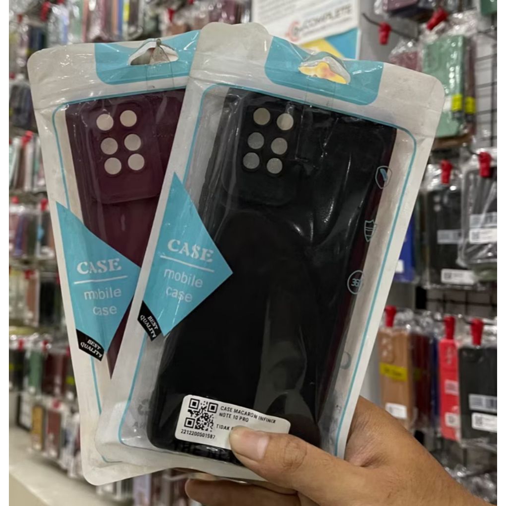 CASE INFINIX NOTE 10 PRO MACARON SOFTCASE INFINIX NOTE 10 PRO