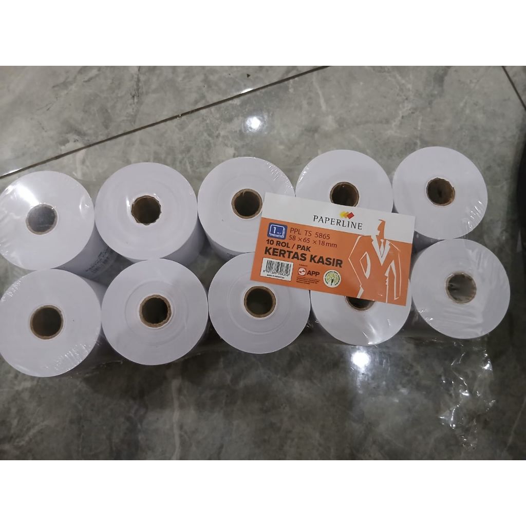 

kertas kasir 58x65x18 mm per pcs