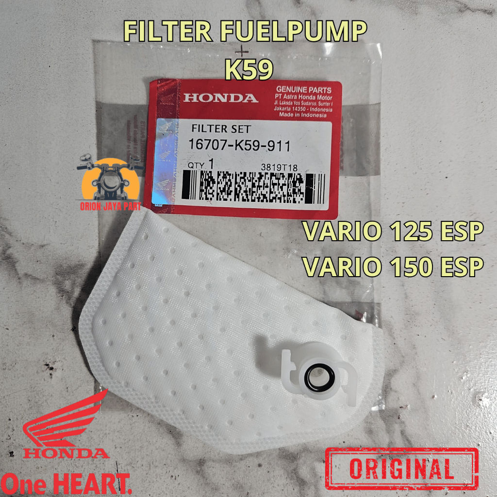 FILTER SARINGAN BENSIN VARIO 125 ESP VARIO 150 ESP K59 | PAMPERS FULPUM ORIGINAL AHM