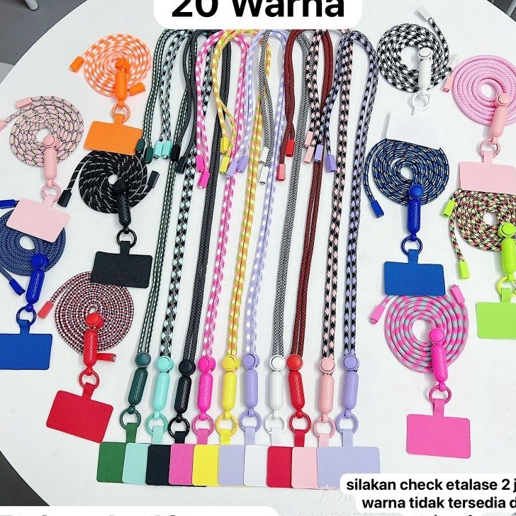 

LANYARD TALI NAGITA BATIK BISA PANJANG flash sale PENDEK UNIVERSAL2 WARNA