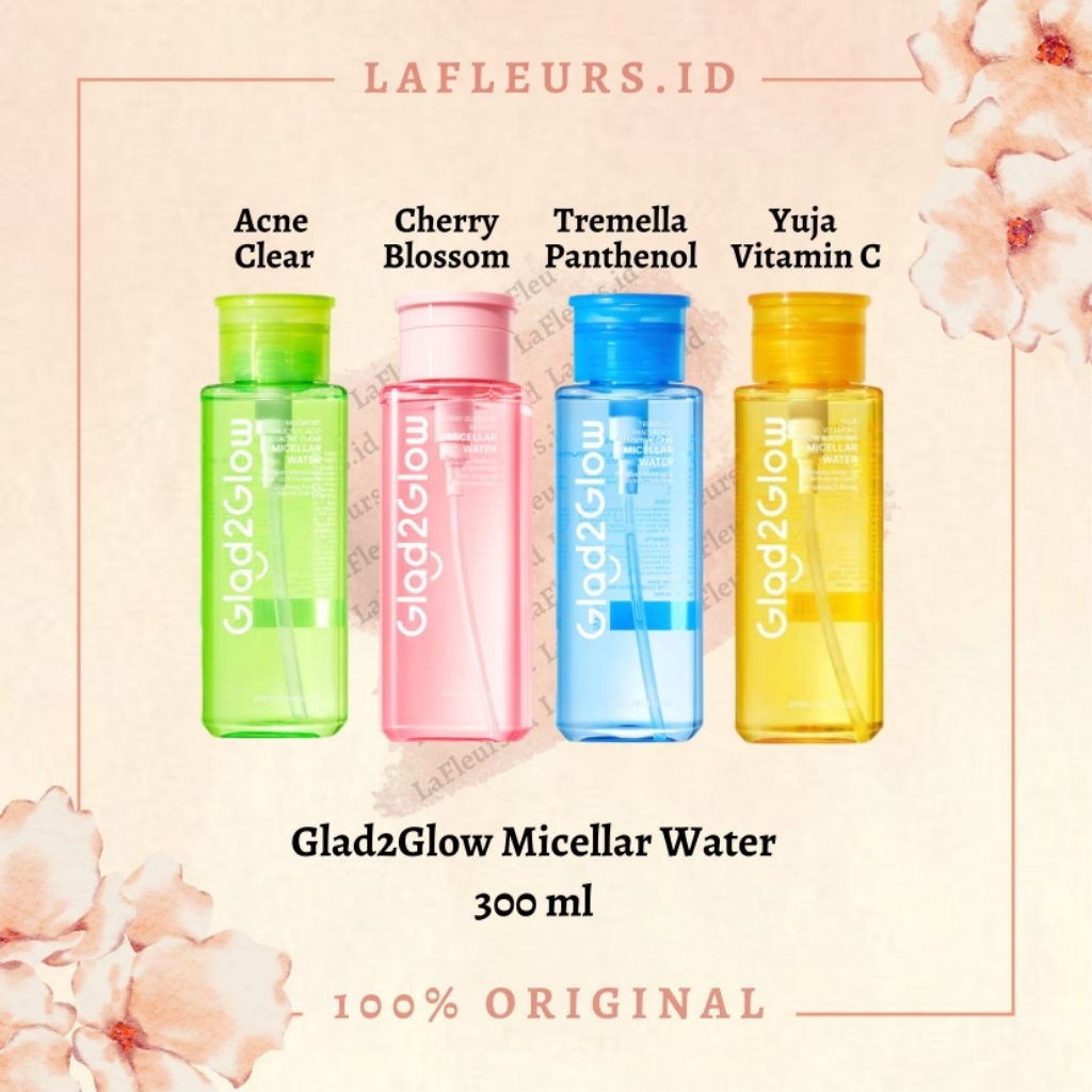 GTOG / GTWOG / G2G / 0Glad2Glow Acne Clear / Cherry Blossom / Tremella Panthenol / Yuja Vitamin C Mi