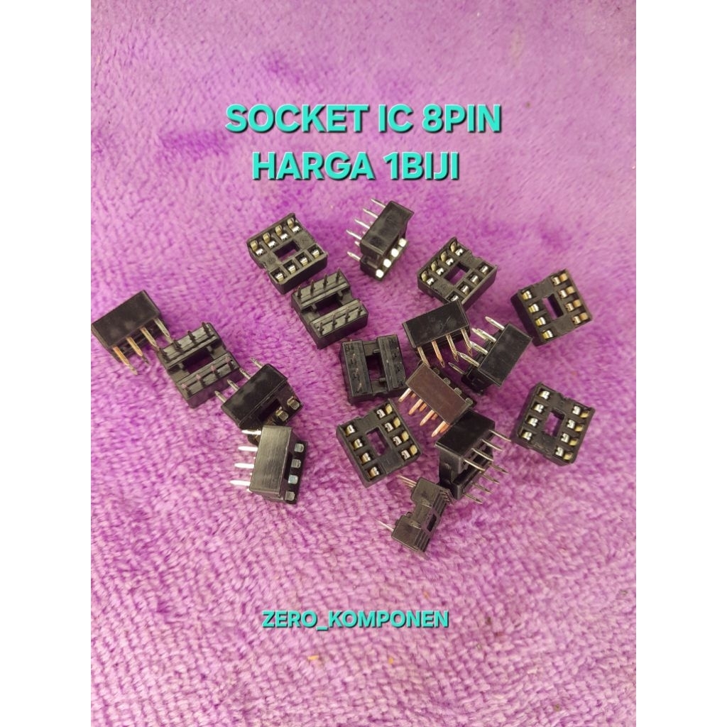 SOCKET IC 8PIN SOCKET 8 KAKI IC 1BIJI