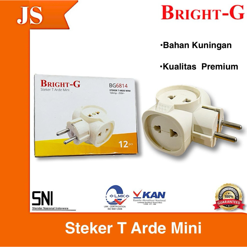 Steker T Arde Mini Colokan 4 Lubang