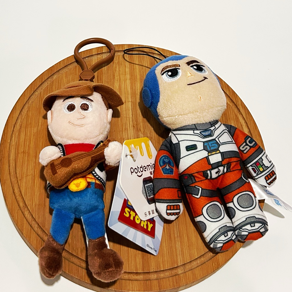 WOODY BUZZ TOY STORY Keychain Gantungan Kunci Boneka Plush