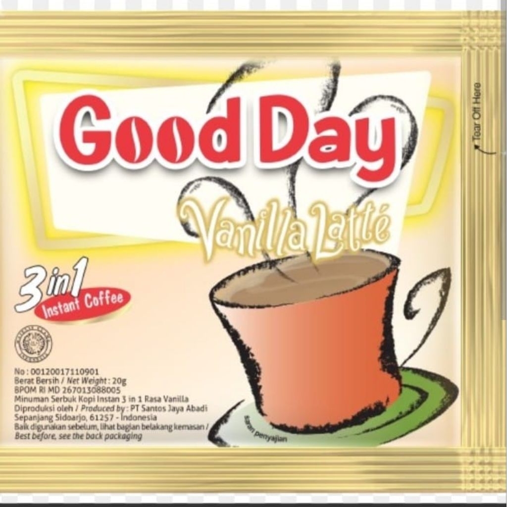 

Good day coffee instan vanilla latte@