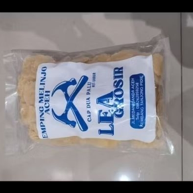 

500gram Lea grosir emping melinjo mentah Aceh 1/2kg empeng 500gram cap dua palu emping murah