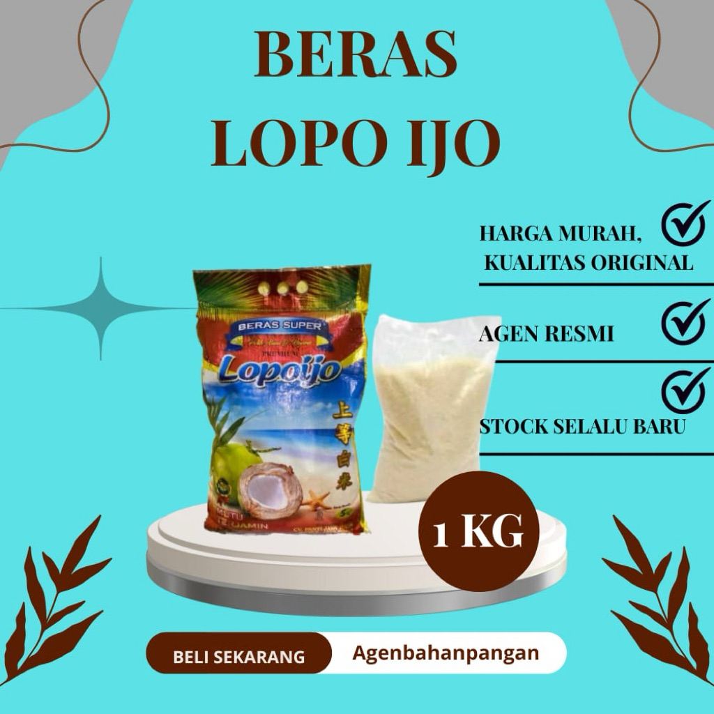 

beras lopoijo 1KG (kemasan repack)