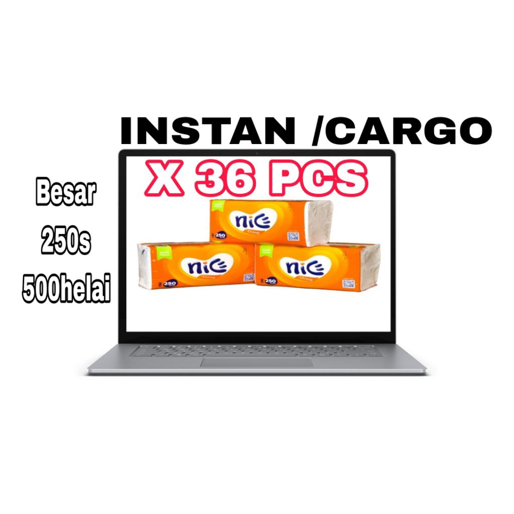 Bukan Laptop Acer Tisu  tissue Nice 1 dus  instan cargo Surabaya grosir