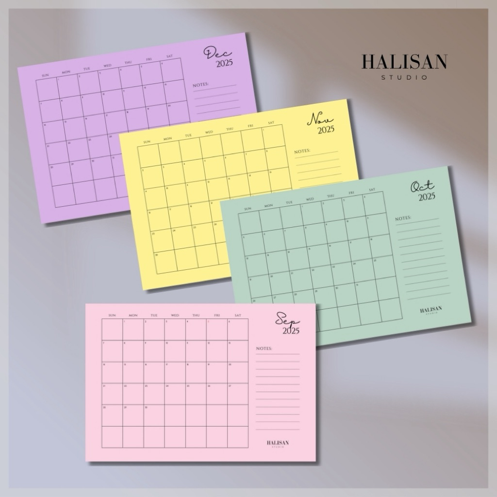 

Planner 2025 - Calender Planner 2025 Aesthetic Pastel Color - Colorful Calendar 2025 - Dekorasi Meja Minimalis Pinterest