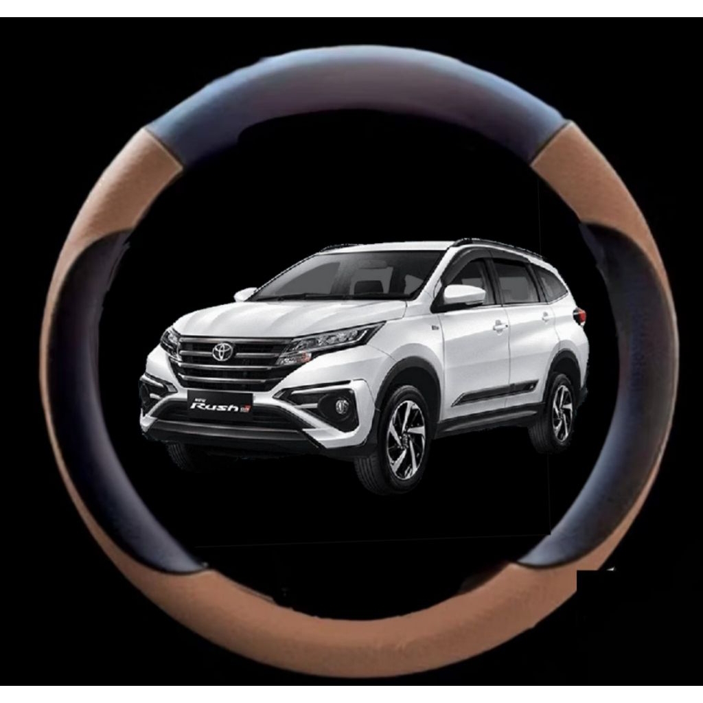 Cover Stir Mobil Toyota RUSH Sarung Stir Mobil Toyota RUSH Lapis Stir Toyota RUSH