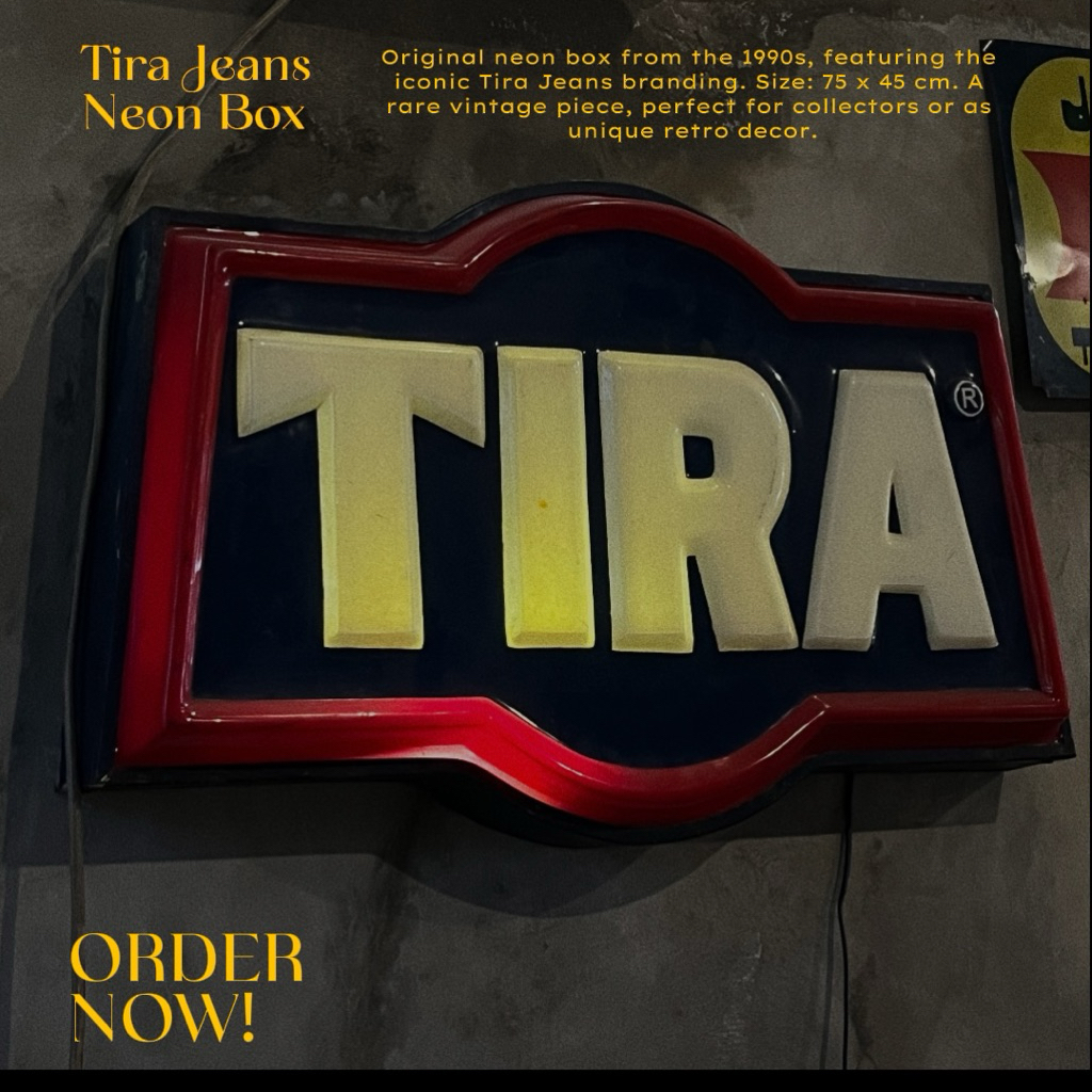 Reklame Neon Box Tira Jeans