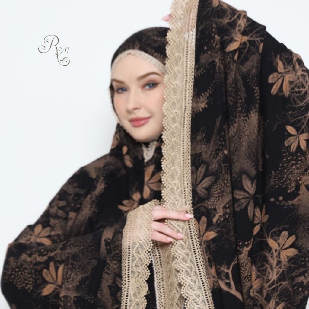 Mukena Ryn Rayyan Rayon Viscose Import Hawa Series