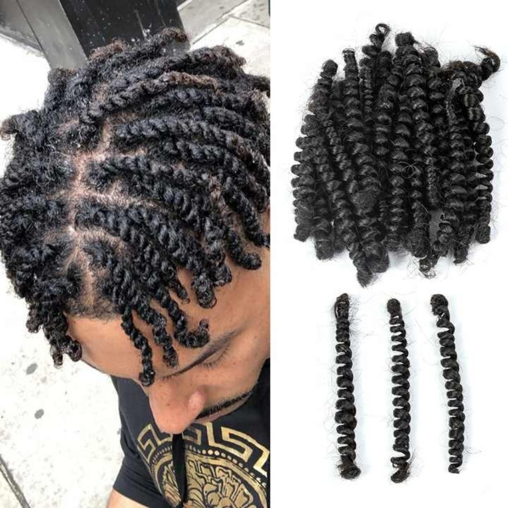 INDOBRAID Rambut Sambung Keriting Afro Rambut Sulam Rambut Anyam Rambut Kribo  Afro Twist Braid